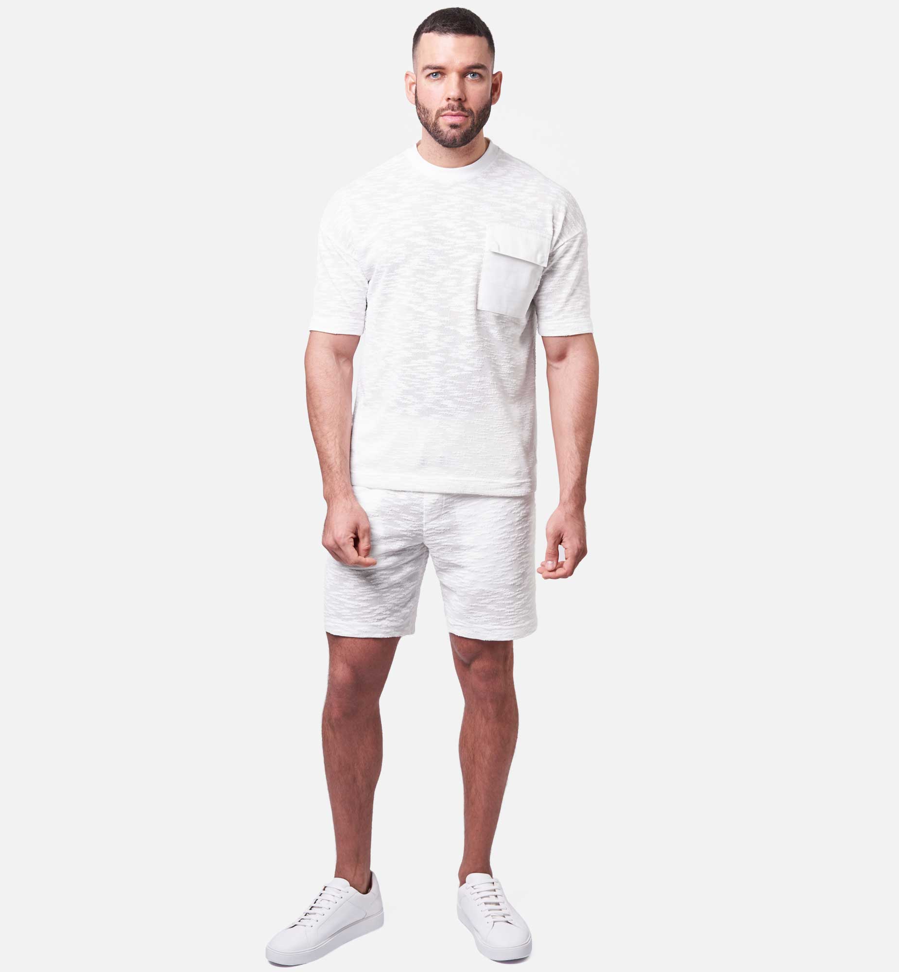 T-SHIRT EN COTON POCKET | BLANC