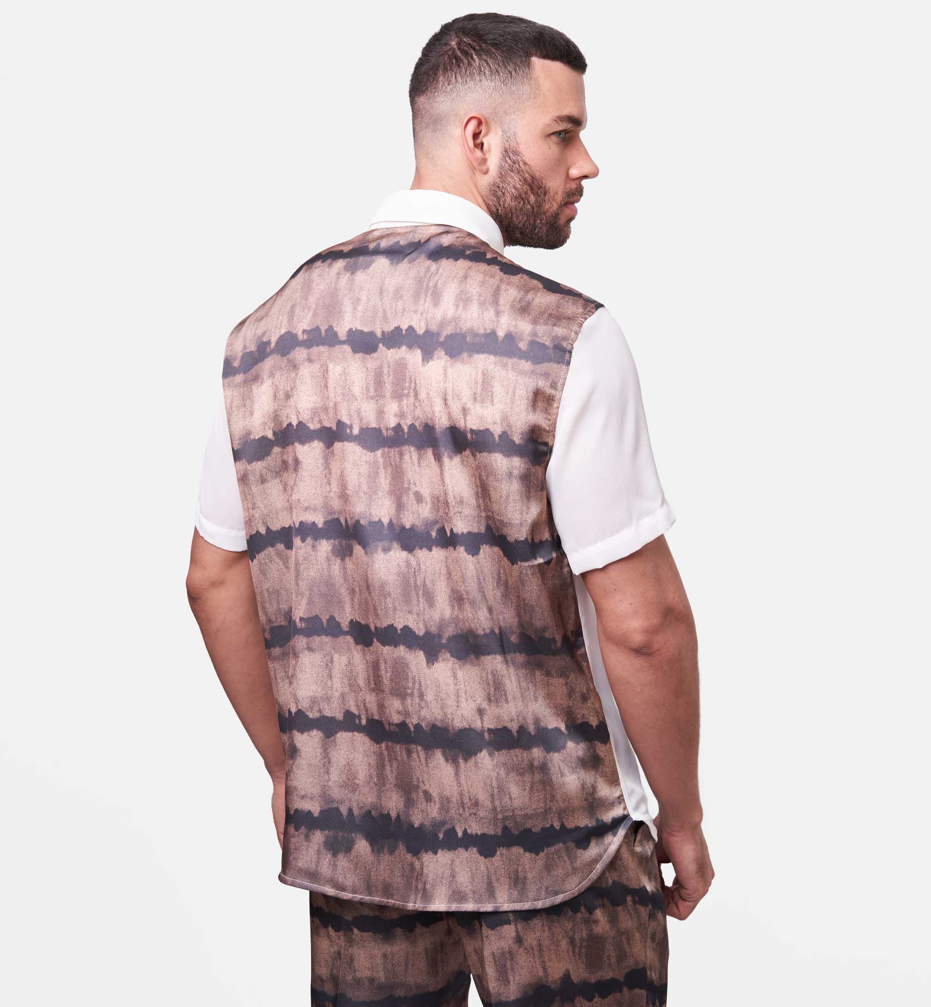 SHORT EN VISCOSE BEIGE SUNSET