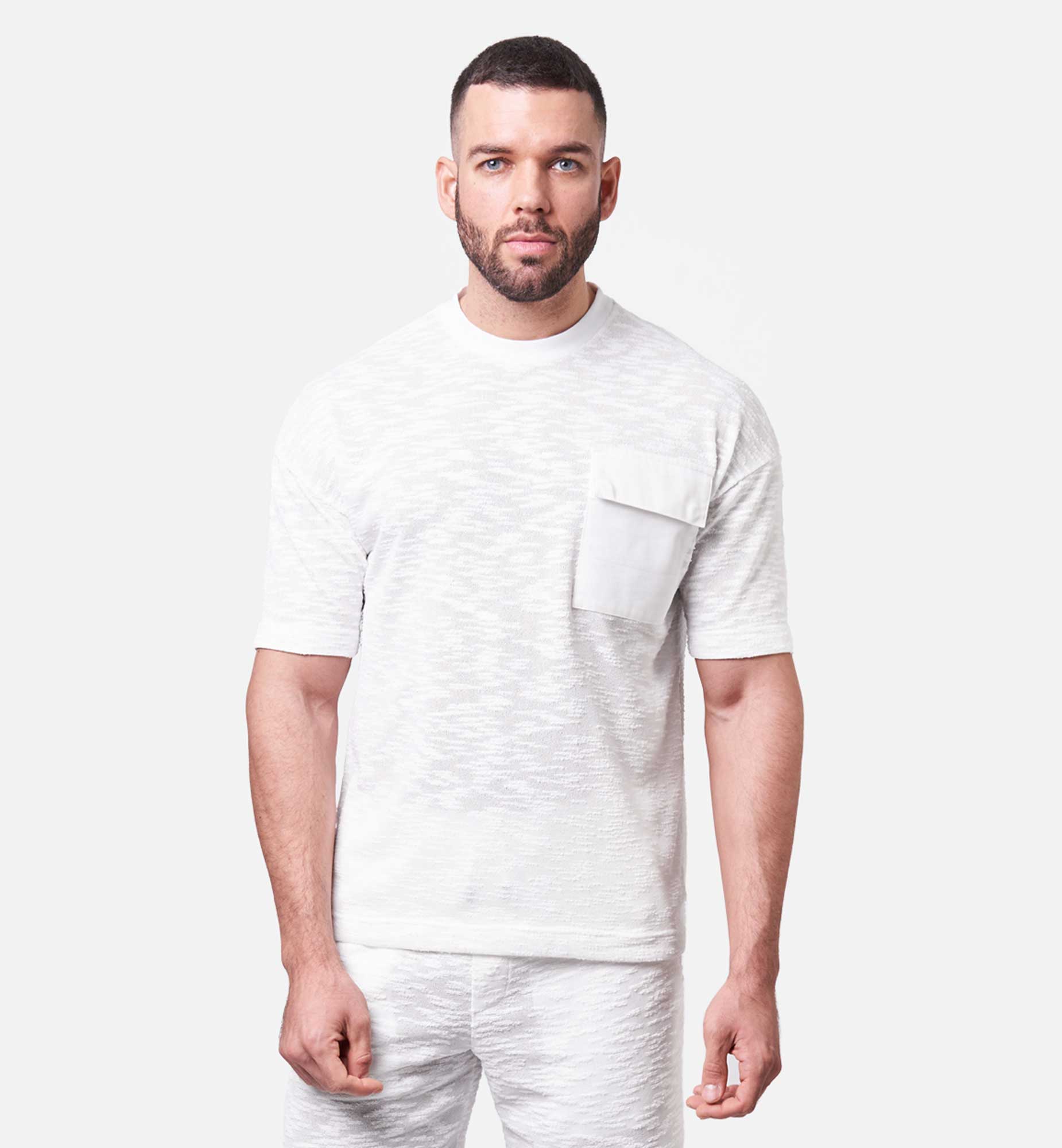 T-SHIRT EN COTON POCKET | BLANC