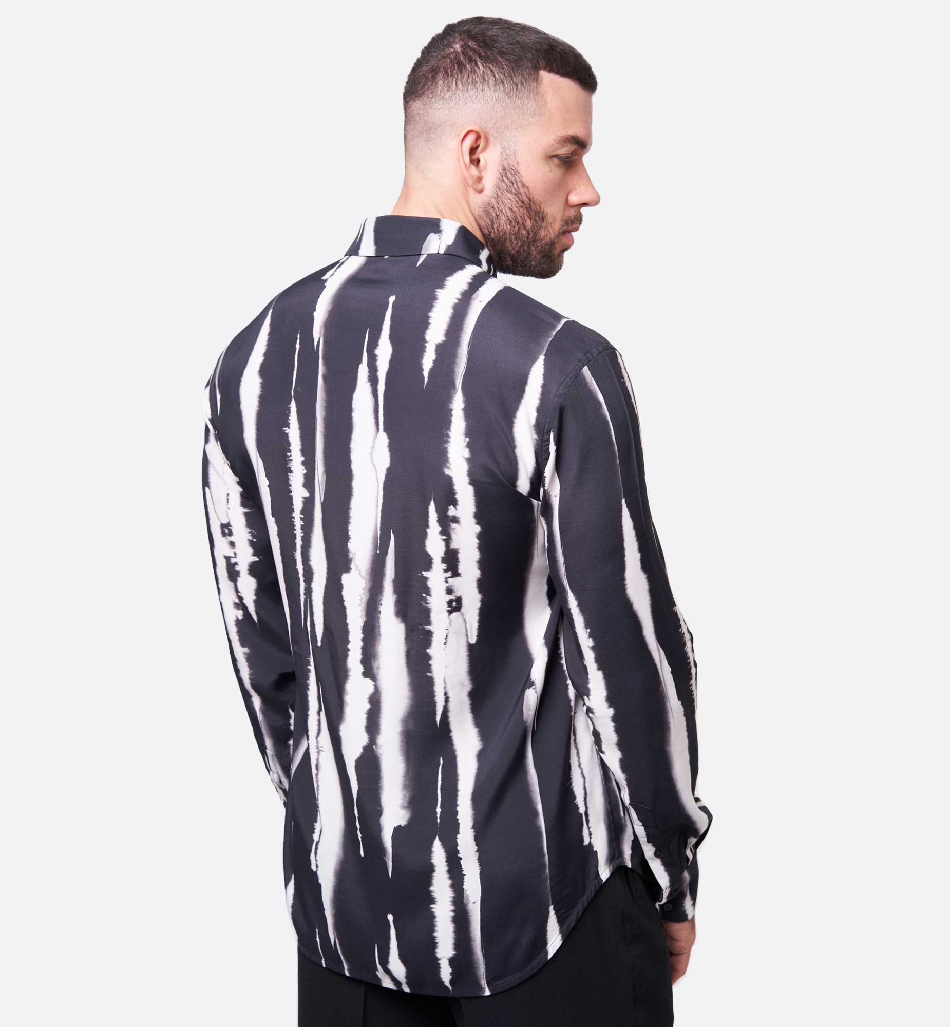 CHEMISE EN VISCOSE IMPRIMÉE VERTICAL CITY