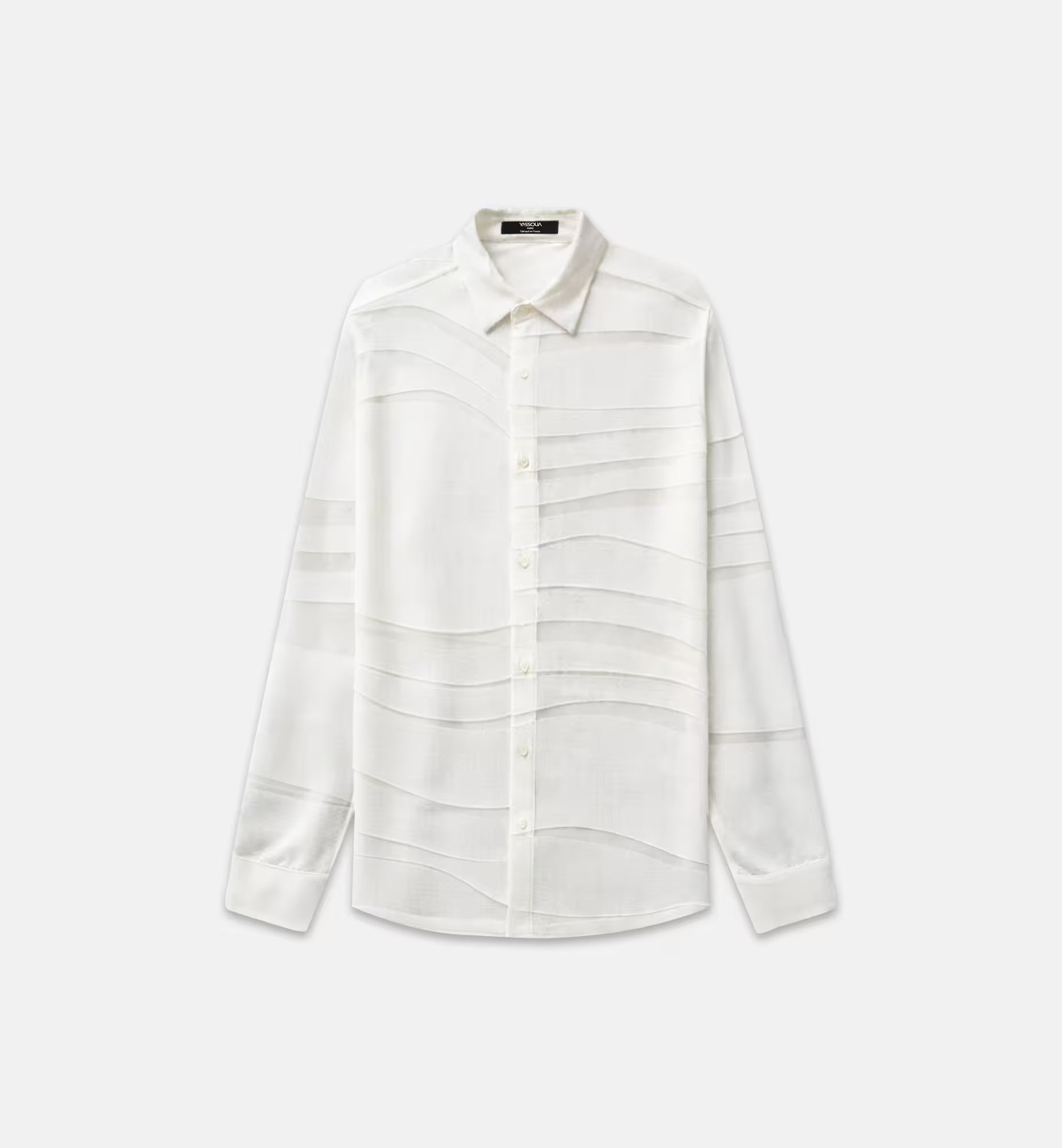 Chemise en devoré de viscose