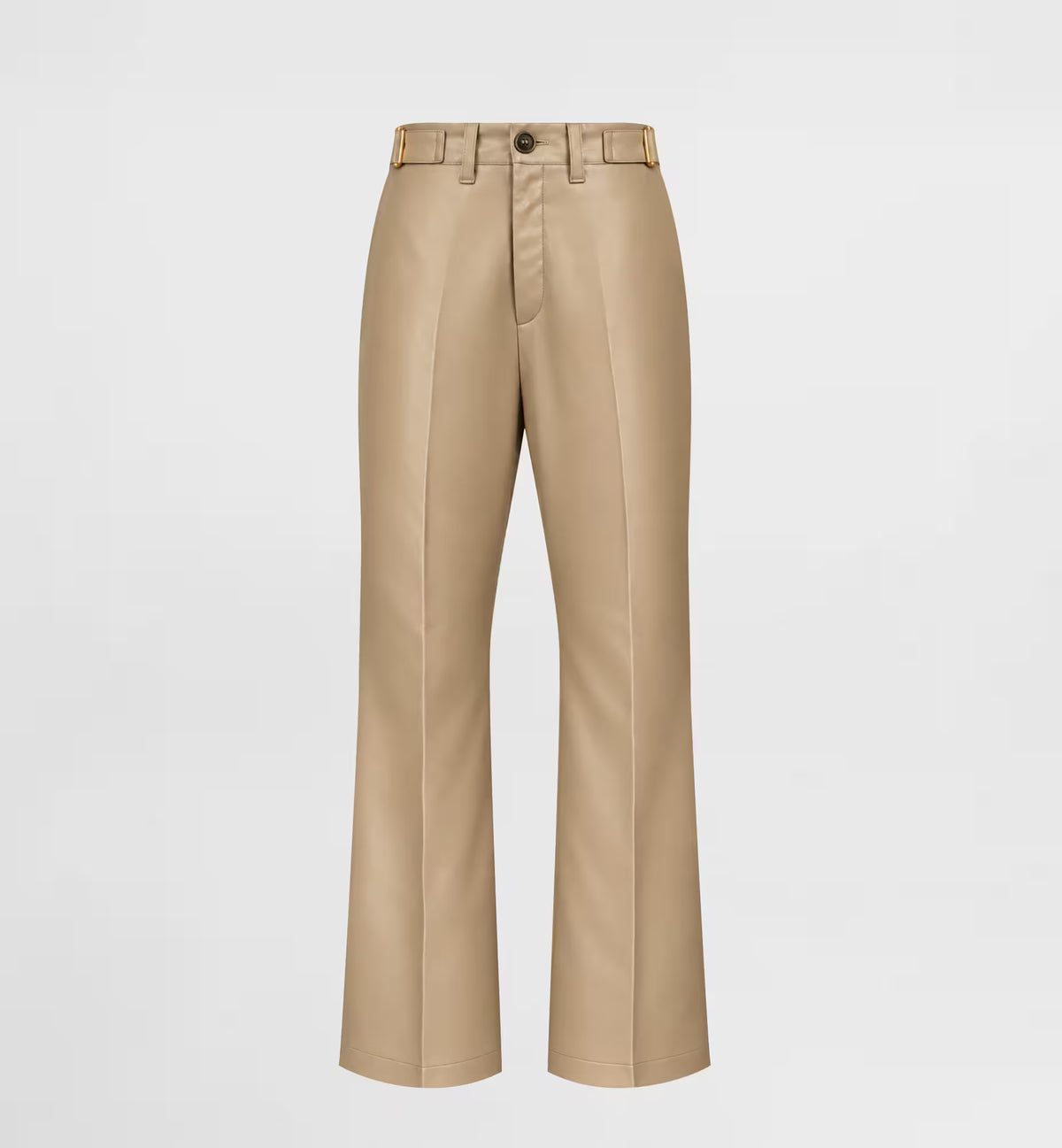 Pantalon Baboo évasé en vinyle beige pour homme – YASSOUA Paris