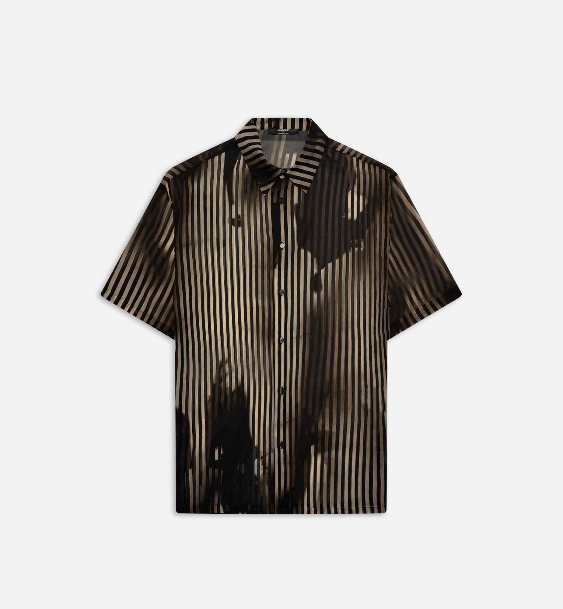 CHEMISE ABSTRAIT EN MOUSSELINE DE SOIE