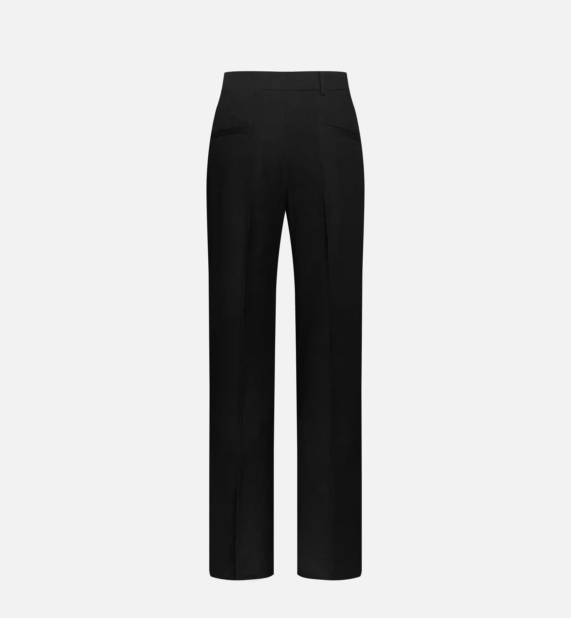 Pantalon noir habillé en laine légère